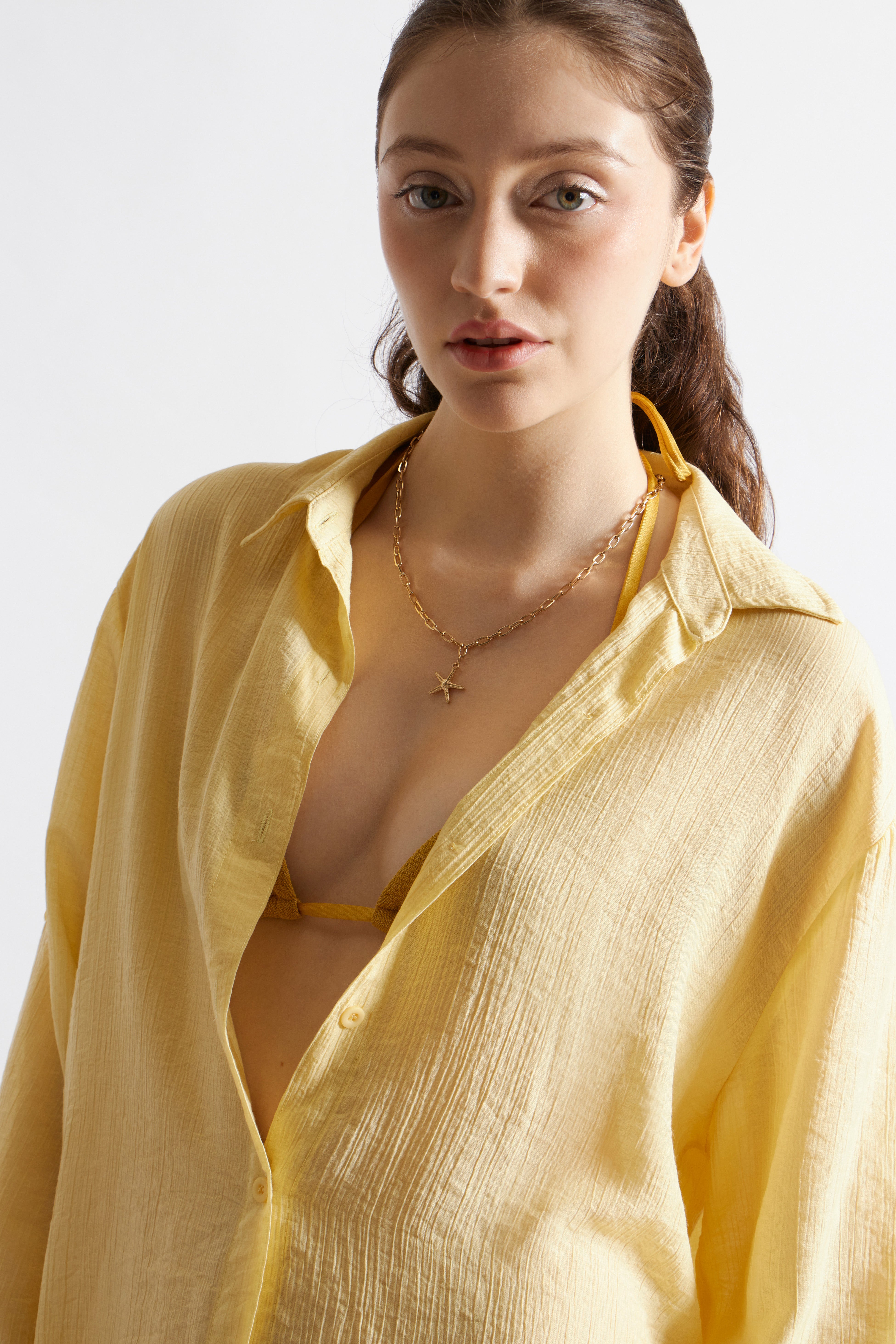 Blusa Playera - Amarillo