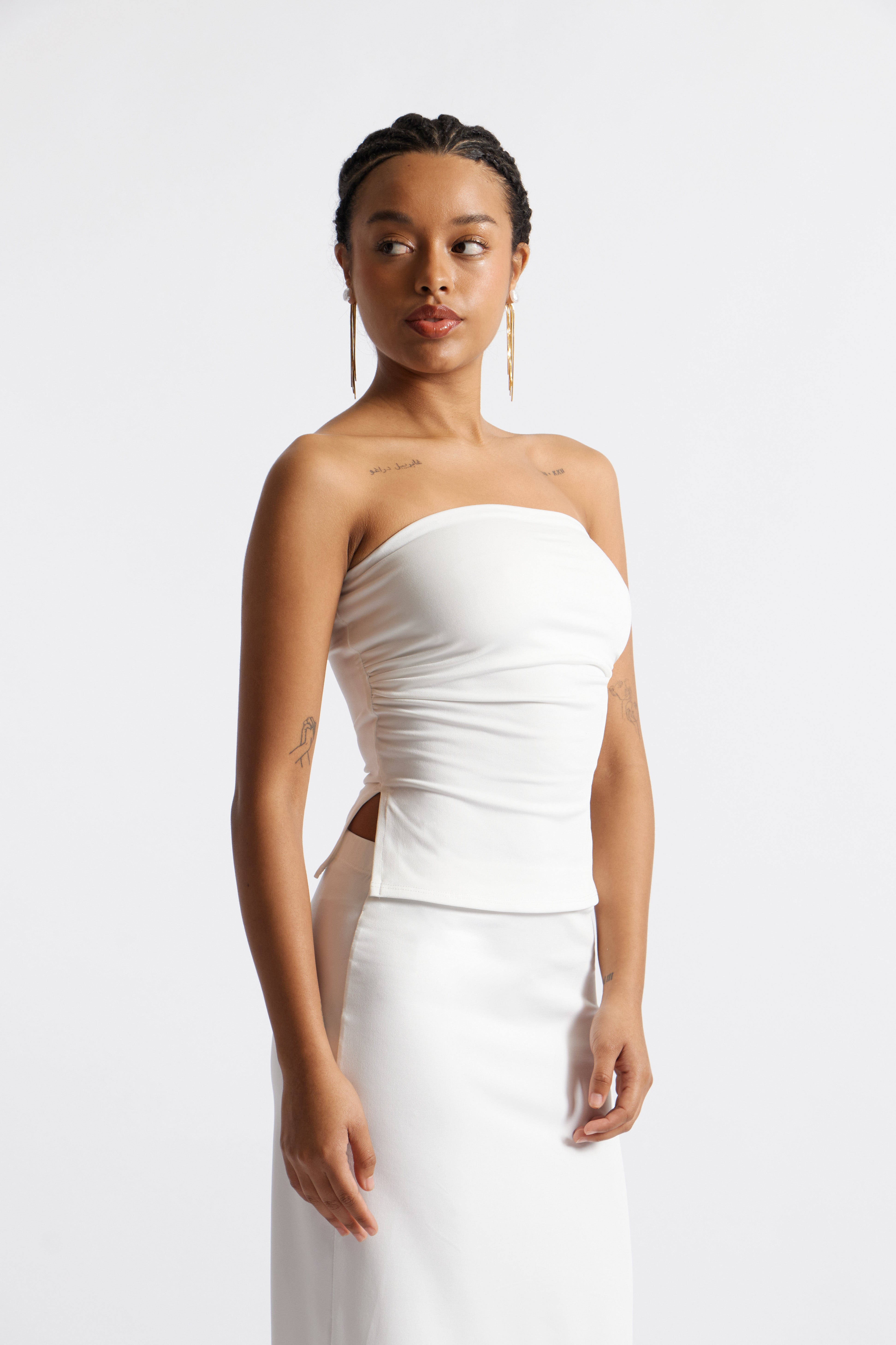 Top Strapless Recto - Perla