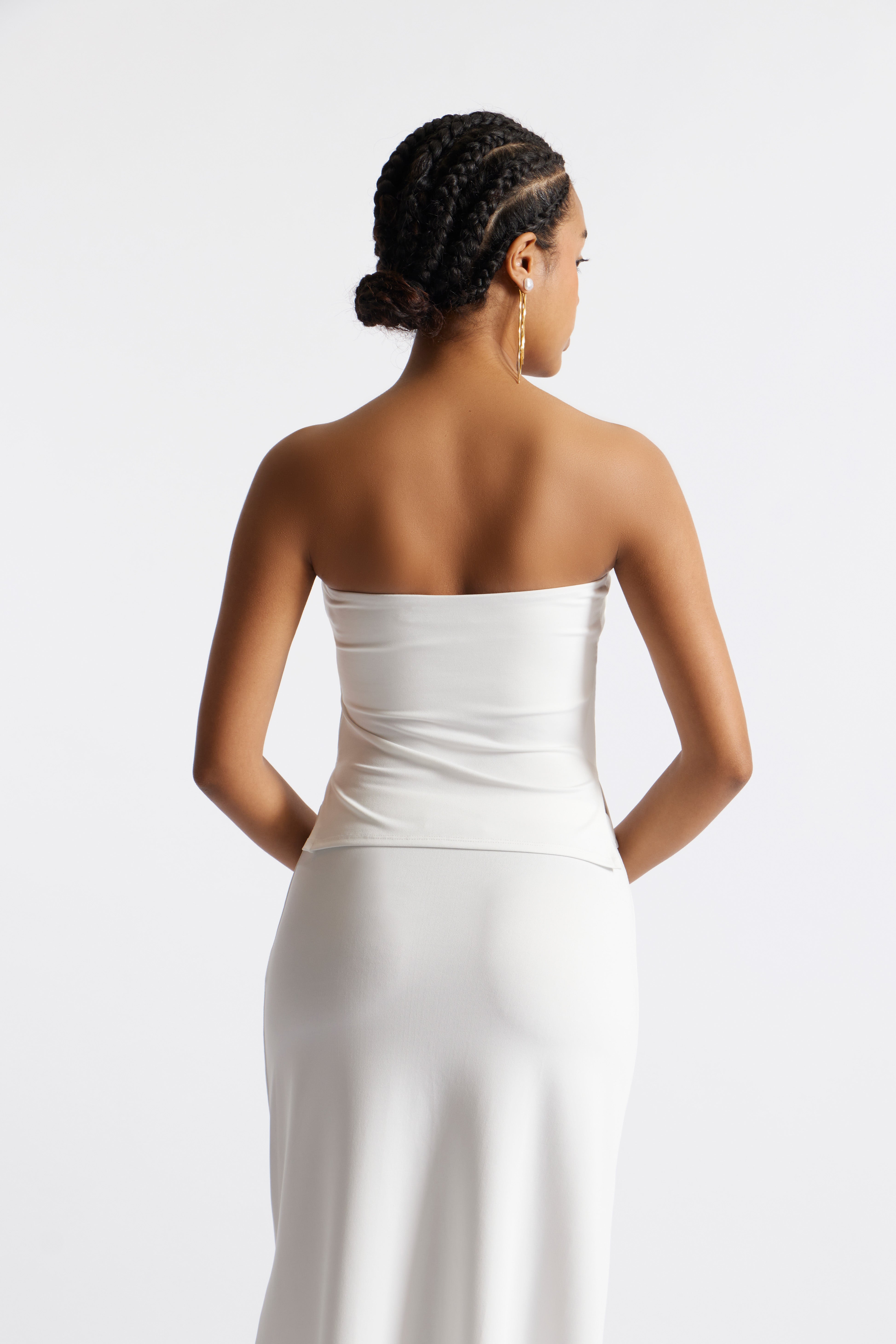 Top Strapless Recto - Perla