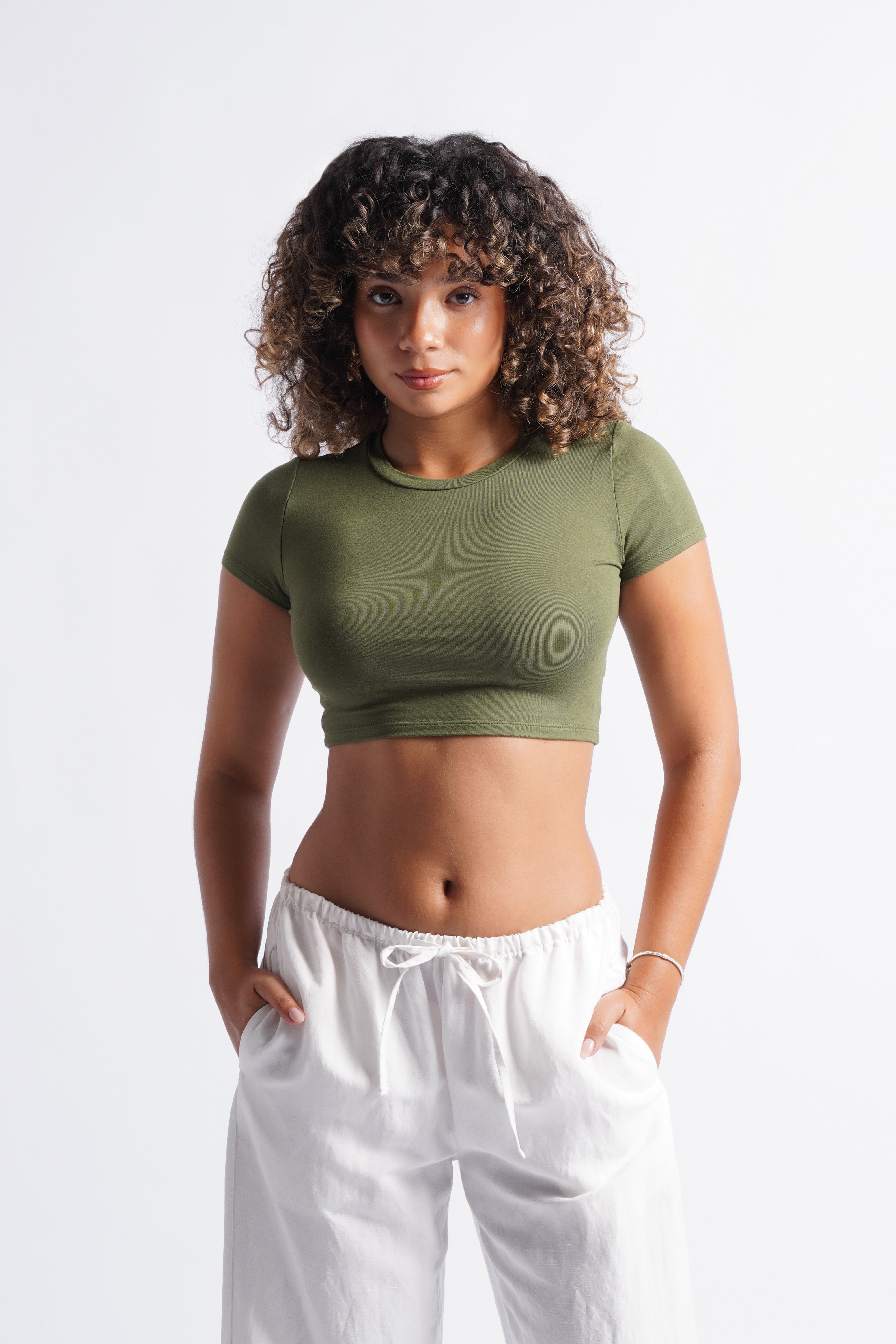 Top Lea - Verde Militar