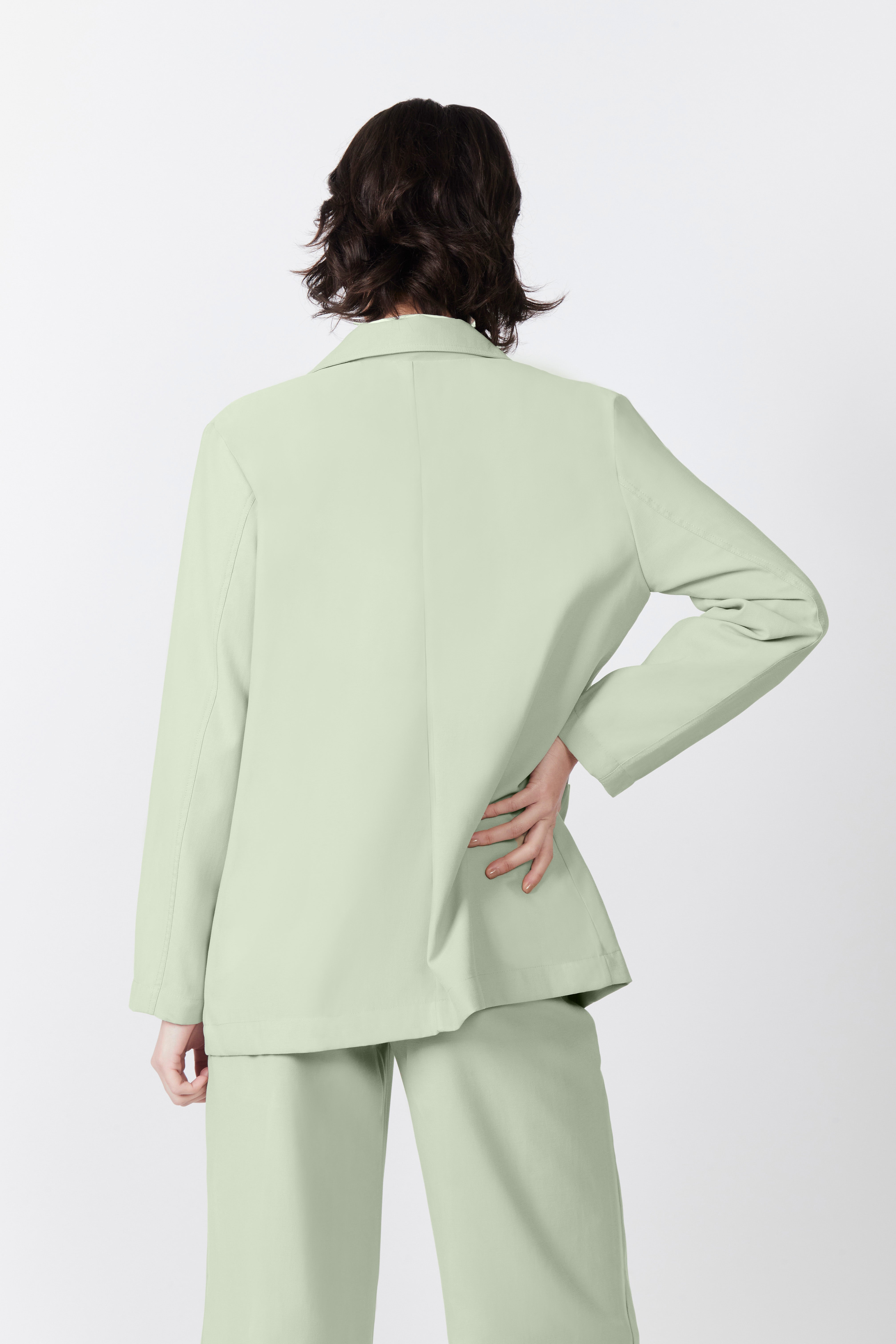 Blazer Fluido - Verde claro