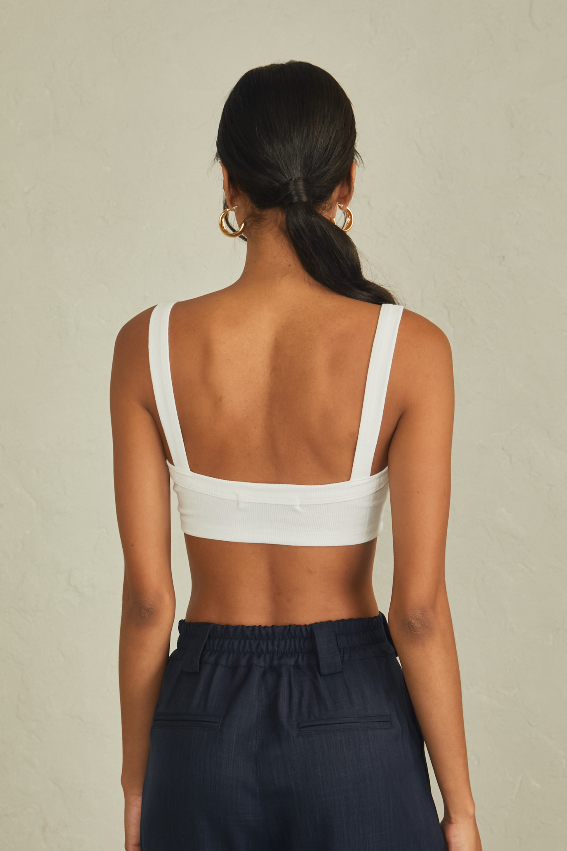 Top Crop Rib - Perla